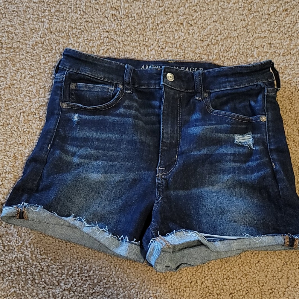American eagle denim shorts size 12